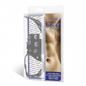 Утяжка на пенис и мошонку Cock Ring With 1.5  Ball Stretcher And Optional Weight Ring - BlueLine - купить с доставкой в Брянске