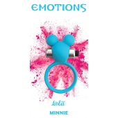 Голубое эрекционное виброколечко Emotions Minnie Breeze - Lola Games - в Брянске купить с доставкой