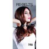 Чёрный кожаный чокер-кляп Tyra Black - Rebelts - купить с доставкой в Брянске