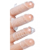 Набор из 4 насадок на член Pleasured Penis Enhancement Sleeve 4 Pack - XR Brands - в Брянске купить с доставкой