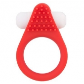 Красное эрекционное кольцо LIT-UP SILICONE STIMU RING 1 RED - Dream Toys - в Брянске купить с доставкой