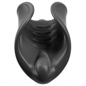 Чёрный мастурбатор Vibrating Silicone Stimulator с вибрацией - Pipedream - в Брянске купить с доставкой