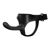 Страпон с изогнутой головкой Ultra Harness Curvy Dildo - 15,8 см. - Baile - купить с доставкой в Брянске