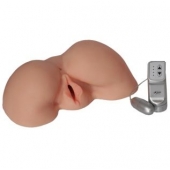 Телесная вибровагина из киберкожи с выносным пультом - LOVETOY (А-Полимер) - в Брянске купить с доставкой