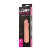 Телесная насадка-удлинитель Extension sleeve - 17 см. - Sitabella - в Брянске купить с доставкой