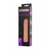 Насадка-удлинитель Extension sleeve телесного цвета - 18,5 см. - Sitabella - в Брянске купить с доставкой