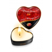 Массажная свеча с ароматом персика Bougie Massage Candle - 35 мл. - Plaisir Secret - купить с доставкой в Брянске