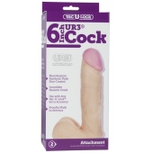 Ультра реалистичная насадка Vac-U-Lock  6  ULTRASKYN Cock - 17,3 см. - Doc Johnson - купить с доставкой в Брянске