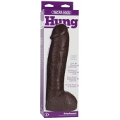 Большая насадка для трусиков Vac-U-Lock Realistic Hung - 31,7 см. - Doc Johnson - купить с доставкой в Брянске