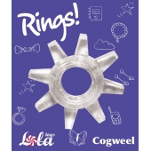 Прозрачное эрекционное кольцо Rings Cogweel - Lola Games - в Брянске купить с доставкой