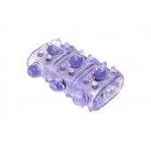 Фиолетовая насадка на пенис Rings Armour - Lola Games - в Брянске купить с доставкой