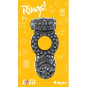 Чёрное эрекционное кольцо Rings Ringer - Lola Games - в Брянске купить с доставкой