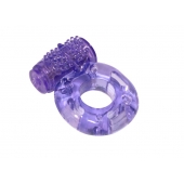 Фиолетовое эрекционное кольцо с вибрацией Rings Axle-pin - Lola Games - в Брянске купить с доставкой