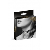 Черный чокер с двумя кольцами - Bijoux Pour Toi - купить с доставкой в Брянске