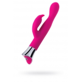 Розовый вибратор с клиторальным стимулятором и гибкой головкой LOLY - 21,6 см. - JOS купить в Брянске с доставкой в Orgasmix.ru Розовый вибратор с клиторальным стимулятором и гибкой головкой LOLY - 21,6 см. - JOS