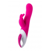 Розовый вибратор с клиторальным стимулятором ELLY с подогревом - 21,5 см. - JOS купить в Брянске с доставкой в Orgasmix.ru Розовый вибратор с клиторальным стимулятором ELLY с подогревом - 21,5 см. - JOS