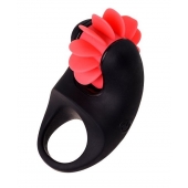 Чёрно-красное эрекционное виброкольцо Erotist - Erotist Adult Toys - в Брянске купить с доставкой