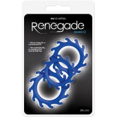 Набор из 3 синих эрекционных колец Renegade Gears - NS Novelties - в Брянске купить с доставкой