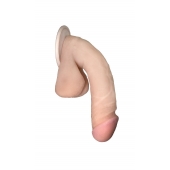 Сувенирный фаллос на присоске 03 - 17 см. - LOVETOY (А-Полимер) - купить с доставкой в Брянске