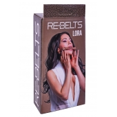Кляп-трензель Lora с металлическими кольцами - Rebelts - купить с доставкой в Брянске
