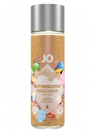 Смазка на водной основе Candy Shop Butterscotch с ароматом ирисок - 60 мл. - System JO - купить с доставкой в Брянске