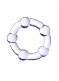 Фиолетовое эрекционное кольцо A-Toys - A-toys - в Брянске купить с доставкой Фиолетовое эрекционное кольцо A-Toys - A-toys - в Брянске купить с доставкой