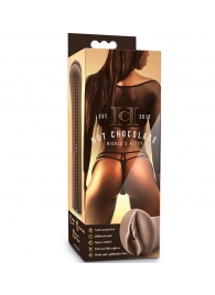 Коричневый мастубратор-вагина Nicole s Kitty - Blush Novelties - в Брянске купить с доставкой