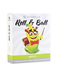 Стимулирующий презерватив-насадка Roll   Ball Apple - Sitabella - купить с доставкой в Брянске