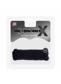 Чёрная веревка для связывания BONDX LOVE ROPE - 5 м. - Dream Toys - купить с доставкой в Брянске