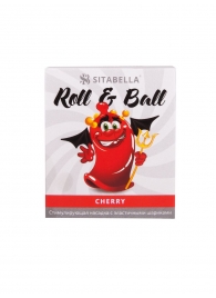 Стимулирующий презерватив-насадка Roll   Ball Cherry - Sitabella - купить с доставкой в Брянске