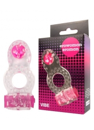 Прозрачное эрекционное кольцо Erowoman-Eroman - Erowoman-Eroman - в Брянске купить с доставкой