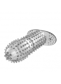 Закрытая прозрачная насадка Crystal sleeve - 12 см. - Erowoman-Eroman - в Брянске купить с доставкой