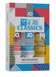 Подарочный набор лубрикантов Tri-Me Triple Pack Classics - System JO - купить с доставкой в Брянске