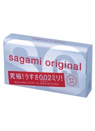 Ультратонкие презервативы Sagami Original - 6 шт. - Sagami - купить с доставкой в Брянске