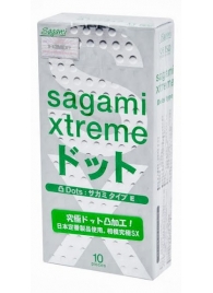 Презервативы Sagami Xtreme Type-E с точками - 10 шт. - Sagami - купить с доставкой в Брянске