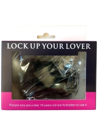 Черные меховые наручники Love с ключиками - Baile - купить с доставкой в Брянске