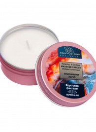 Массажная свеча  Фруктовая фантазия - БиоМед - купить с доставкой в Брянске