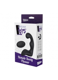 Черный вибромассажер простаты REMOTE BOOTY PLEASER - Dream Toys - в Брянске купить с доставкой