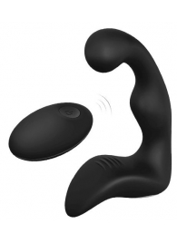 Черный вибромассажер простаты REMOTE BOOTY PLEASER - Dream Toys - в Брянске купить с доставкой