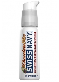 Лубрикант с ароматом шоколада Swiss Navy Chocolate Bliss Lube - 29,5 мл. - Swiss navy - купить с доставкой в Брянске