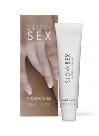 Гель для мастурбации с ароматом кокоса Slow Sex Finger Play Gel - 30 мл. - Bijoux Indiscrets - купить с доставкой в Брянске