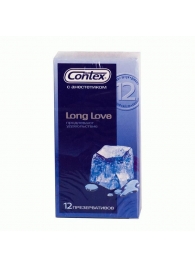 Презервативы с продлевающей смазкой Contex Long Love - 12 шт. - Contex - купить с доставкой в Брянске