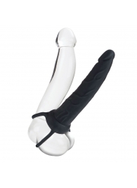 Насадка на пенис Silicone Love Rider Dual Penetrator для двойного проникновения - 14 см. - California Exotic Novelties - в Брянске купить с доставкой