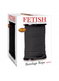 Черная веревка для связывания Bondage Rope - 60,9 м. - Pipedream - купить с доставкой в Брянске