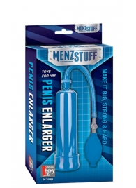 Синяя вакуумная помпа MENZSTUFF PENIS ENLARGER - Dream Toys - в Брянске купить с доставкой