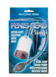 Помпа на головку фаллоса Penis Head Pump - Seven Creations - в Брянске купить с доставкой