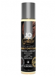 Лубрикант с ароматом шоколада JO GELATO DECADENT DOUBLE CHOCOLATE - 30 мл. - System JO - купить с доставкой в Брянске Лубрикант с ароматом шоколада JO GELATO DECADENT DOUBLE CHOCOLATE - 30 мл. - System JO - купить с доставкой в Брянске