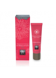 Возбуждающий интимный гель для двоих STIMULATION GEL Pomegranate   Nutmeg - 30 мл. - Shiatsu - купить с доставкой в Брянске