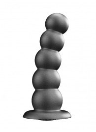 Черная насадка-плаг на харнесс PLATINUM 9 - 24 см. - LOVETOY (А-Полимер) - купить с доставкой в Брянске