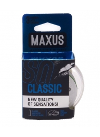 Классические презервативы в пластиковом кейсе MAXUS Classic - 3 шт. - Maxus - купить с доставкой в Брянске